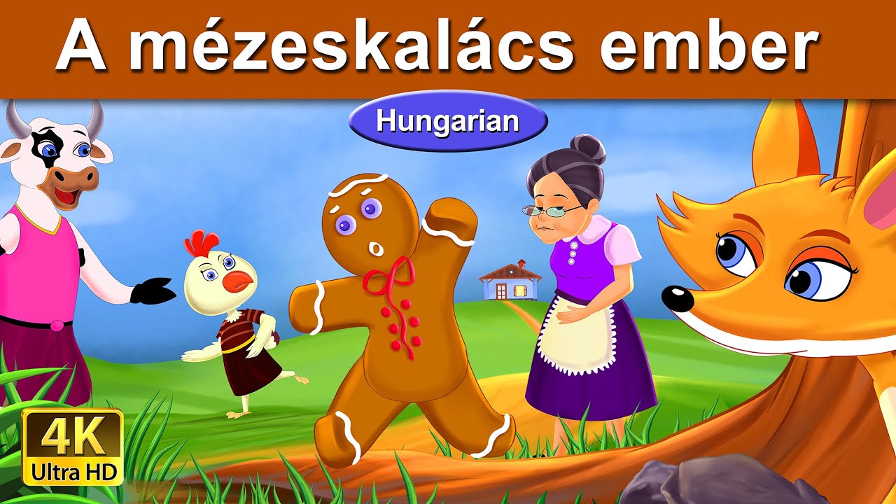 Mézeskalács ember | Gingerbread Man in Hungarian | Magyar Tündérmesék @HungarianFairyTales