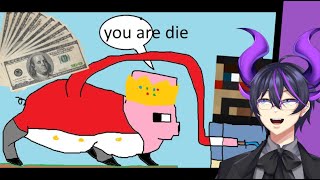 "stabbing famous youtubers in minecraft for $10,000" | Kip Reacts to Technoblade
