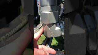 CNH Magnum Hydro Leduc variable displacement pump powering a Kinze 4905