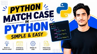 Match Case in Python 🔥 | Easy Explanation for Beginners