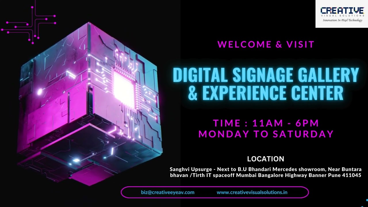(Creative Visual Solutions) Digital Sinage Gallery & Experince center