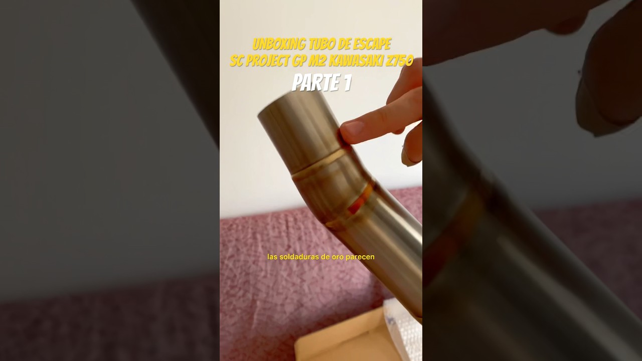 🎁 UNBOXING ESCAPE SC PROJECT GP M2 KAWASAKI Z750 *PARTE 1 