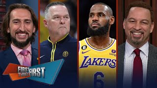 LeBron to Nuggets HC Mike Malone: ‘Enjoy your light but know I’m the SUN’ | NBA | FIRST THINGS FIRST