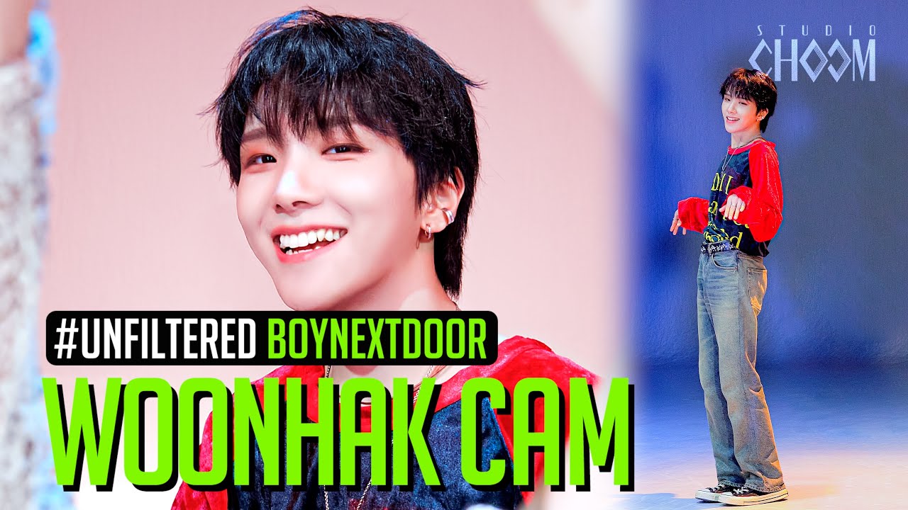 UNFILTERED CAM] BOYNEXTDOOR WOONHAK(운학) 'Nice Guy' 4K | STUDIO