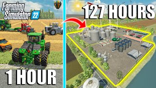 I SPENT 127 HOURS Becoming a 💵 MILLIONAIRE in FS22 ($1 BILLION CHALLENGE) | Farming Simulator 22