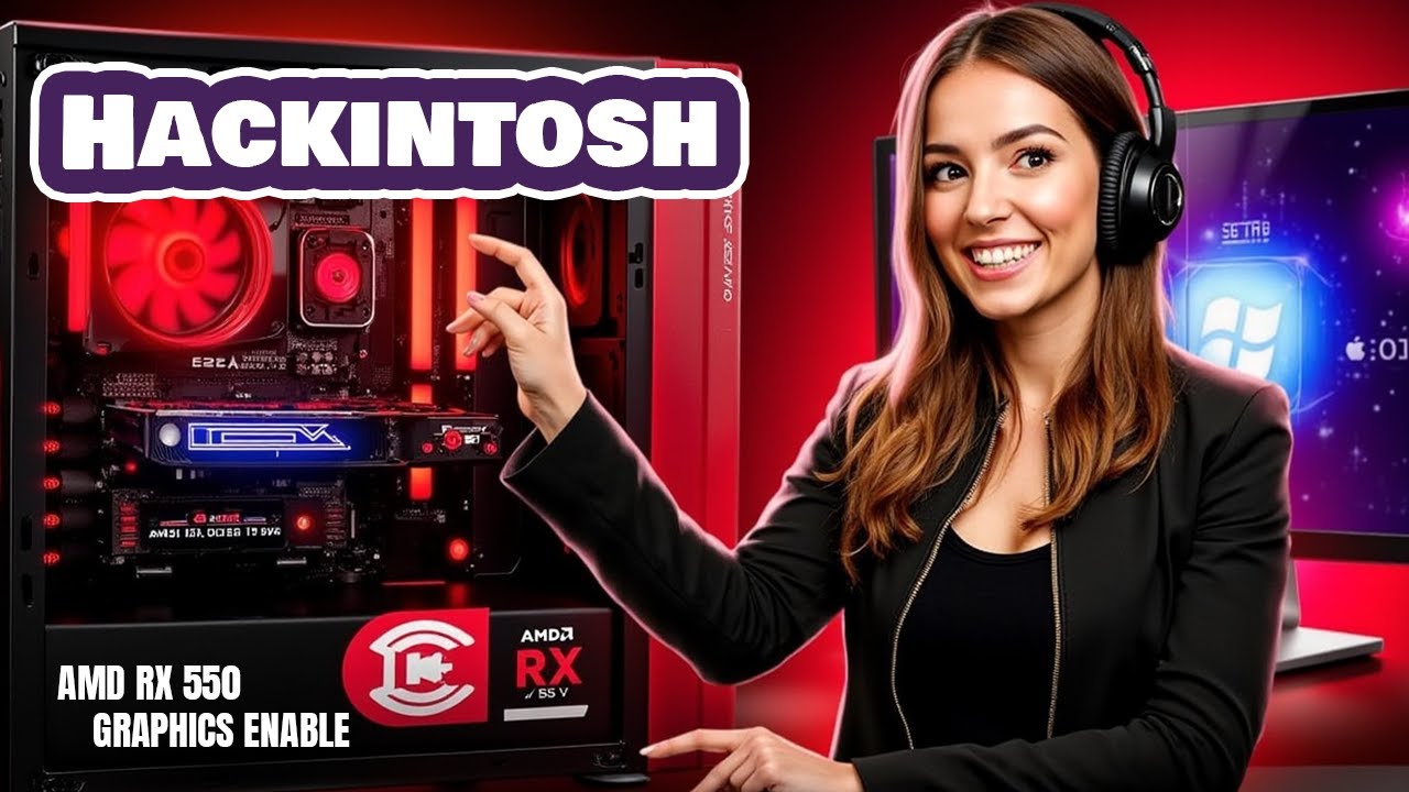 How to Enable AMD RX 550 Lexa on MacOS Tahoe Hackintosh - YouTube
