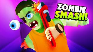 Smashing ZOMBIES To Small Pieces In VR! - Zombie Cleanup