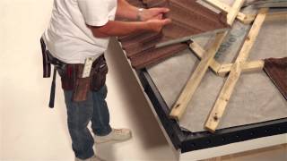 Fixing / Installing Lightweight Roofing: Hip Tiling (Bond)