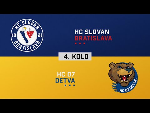 4.kolo HC Slovan Bratislava - HC 07 Detva HIGHLIGHTS