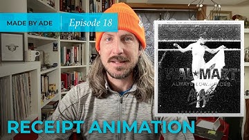 Ep18. Video Frames Printed on Receipts to Create Animated Dancer Loop