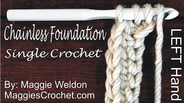 Master the Chainless Foundation Single Crochet Left