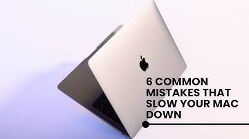 6 COMMON Mistakes That SLOW Your Mac Down