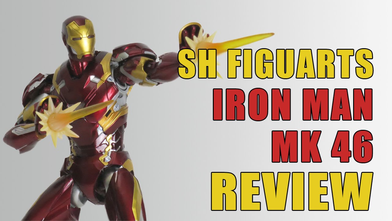 SH Figuarts Iron Man Mk 46 Civil War Action Figure Review - YouTube