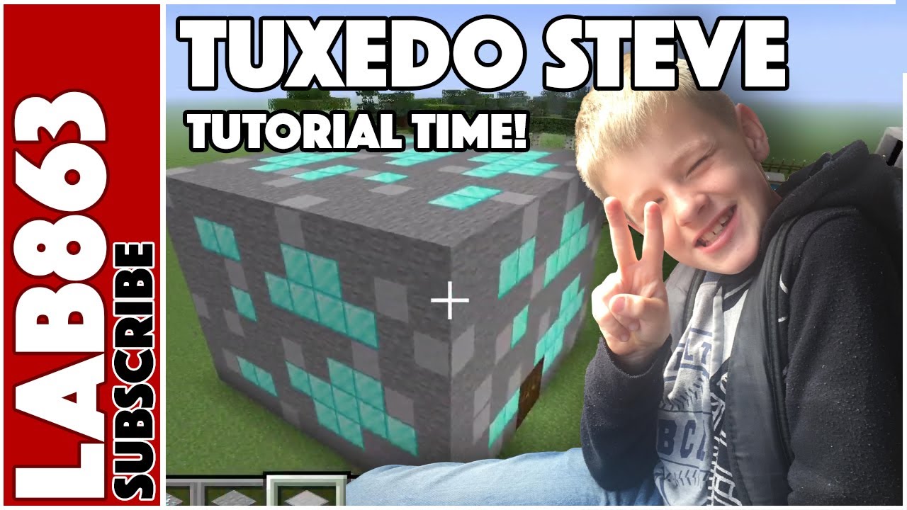 MINECRAFT: How To Make A Diamond Ore House - TUTORIAL from Tuxedo Steve ...