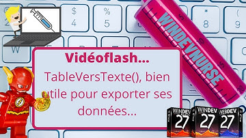 133.TUTO WINDEV Une autre manière pour exporter des données vers un document txt avec windev!