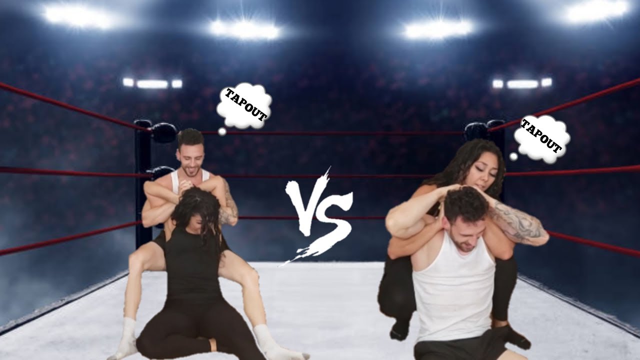 WWE WRESTLING MASTERLOCK CHALLENGE: ПАРЕНЬ ПРОТИВ ДЕВУШКИ