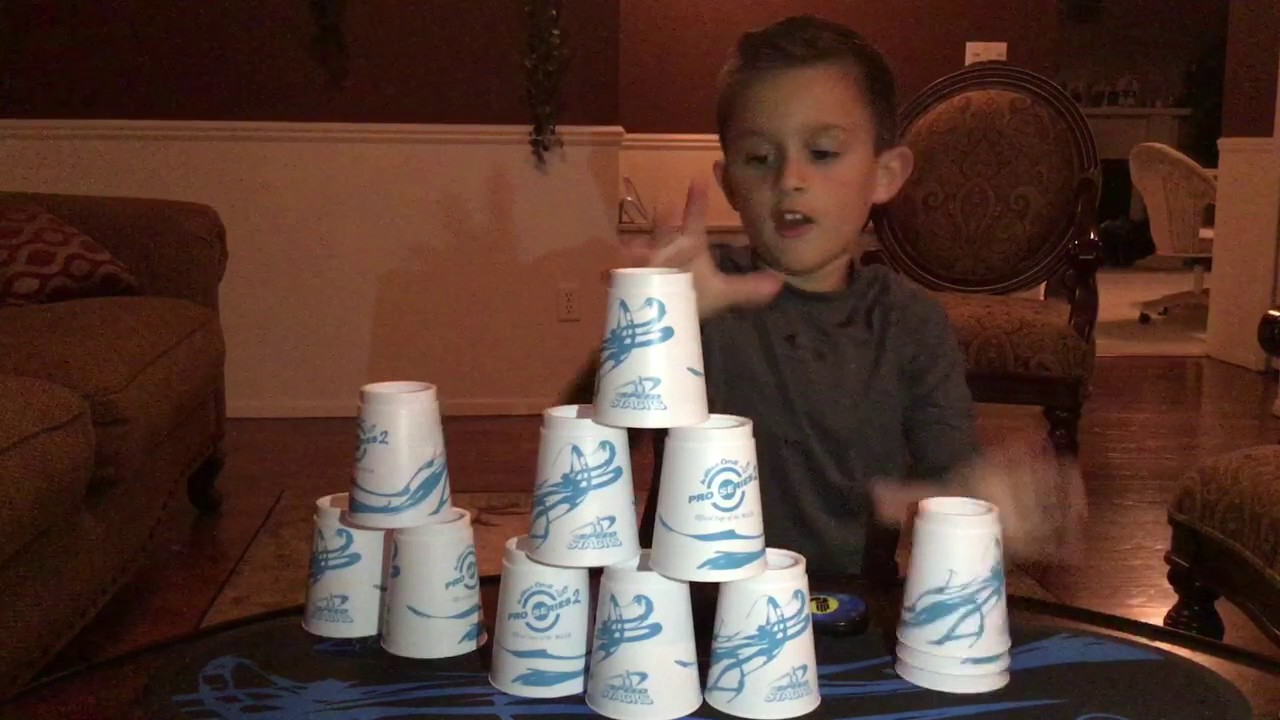 Cup Stacking Video - YouTube