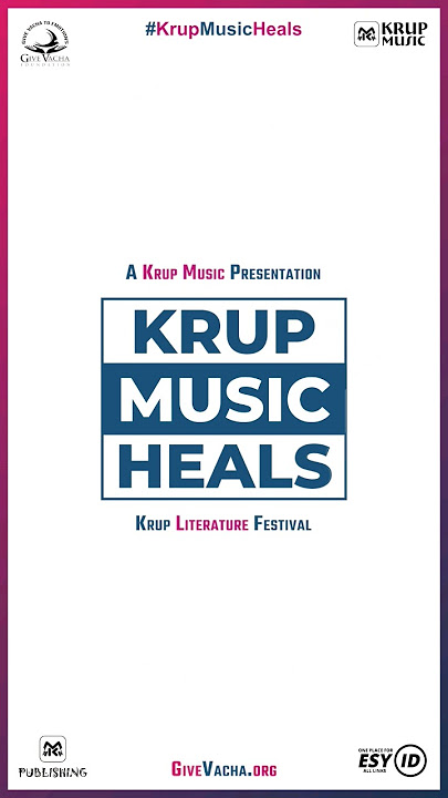 Krup Music Heals | Krup Literature Festival | Longest Literature Festival #KrupMusicHeals