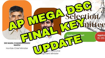 AP MEGA DSC FINAL KEY UPDATE