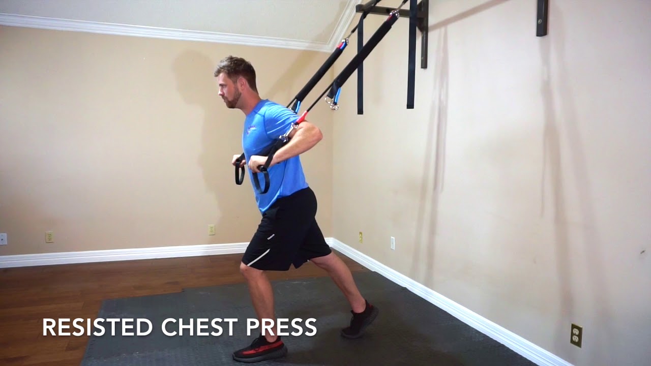 Resisted Chest Press Nomax - YouTube