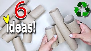 6 Great Recycling Ideas Made with Cardboard Rolls ♻️ Look What I Did? 👍