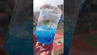 #DIY Ocean-Inspired Sensory Jar 🌊 | Relaxing Glitter Bottle #Craft #papercraft