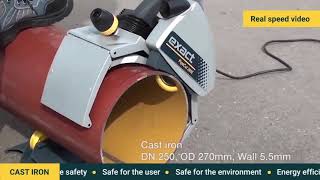 Exact PipeCut System   280E The Fastest Cast Iron Cutting   USA