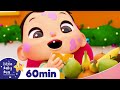 Fruits and Vegetables! Yummy Holiday Song +More Christmas Nursery Rhymes | Little Baby Bum