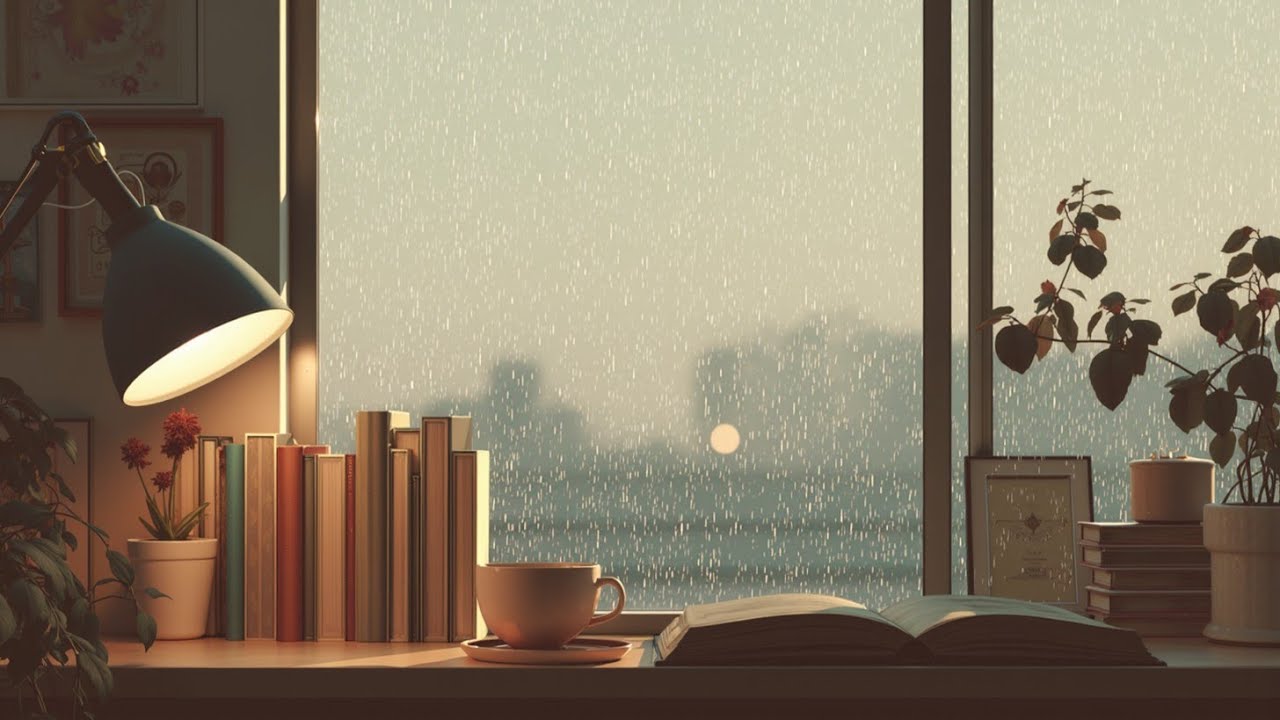 Nightly Jazz Piano Soothing Rain Relaxation ~ Нежная музыка для уютного утреннего настроения