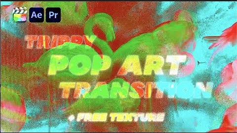 How to Make TRIPPY/NOSTALGIC POP ART Transitions Using LUMA MATTES (AE/Premiere/FCPX)