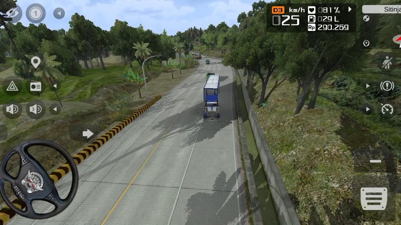 Bus simulator indonesia #truck driving 