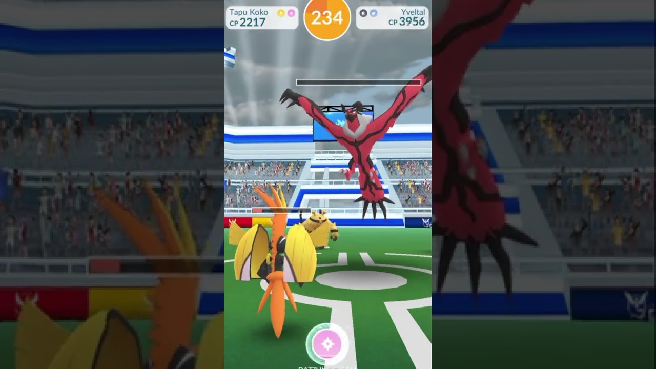 Catching shiny yveltal on its return to pokemon go