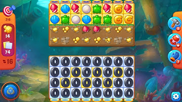 fishdom LEVEL 216 CHALLENGE