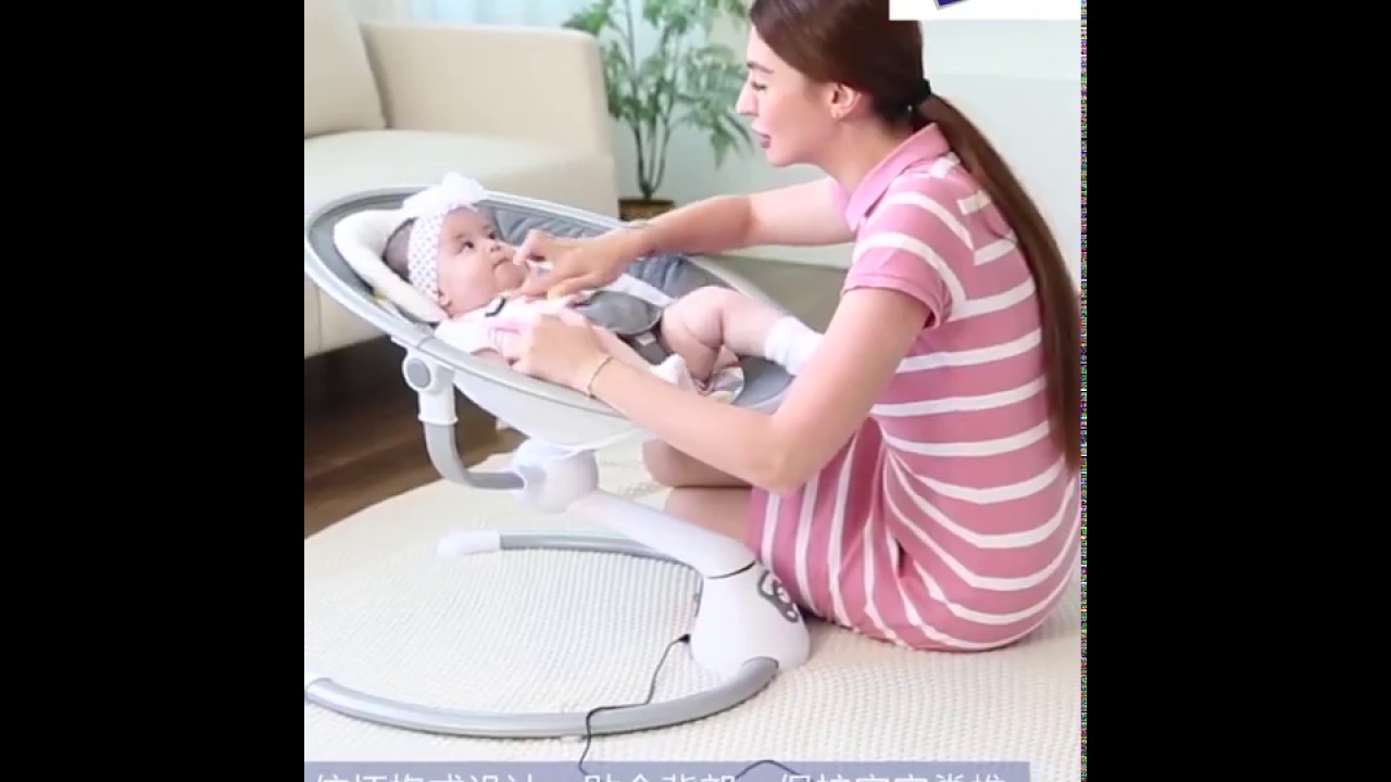 XEDUO Baby Swing Electric Portable Baby Swing Cradle Infants Rocker Swing Chair with Music Baby Sleeping Cradle 