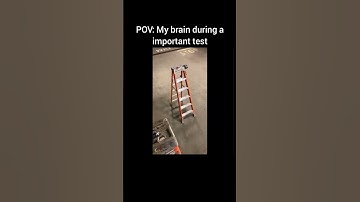 pov: my brain during a important test #shorts