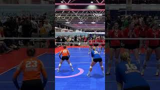 Lockdown Serve Receive 🎯 | Addison Owens ’28 Passing Clinic at Show Me Qualifier 🏐 #shorts
