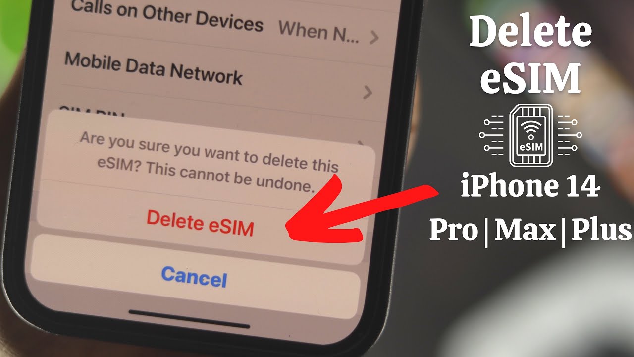 iPhone 14 Pro/Max/Plus: How to Remove eSIM [Change & Delete] - YouTube