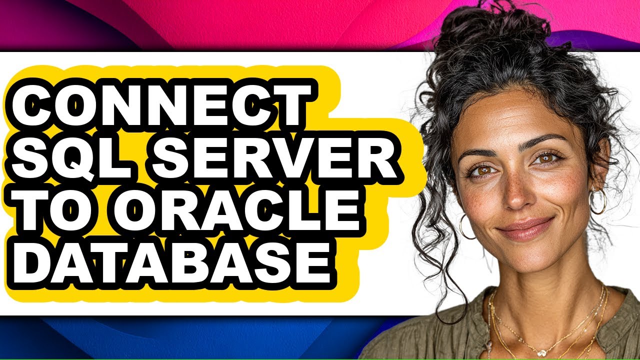 How to Connect Sql Server to Oracle Database - Step by Step - YouTube
