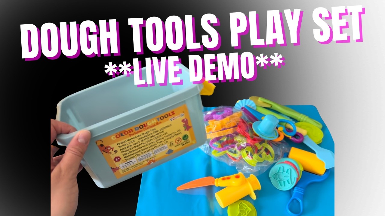 Watch How This Play Dough Set Sparks Big Imagination! VConejo Dough Tools Play Sets for Kids