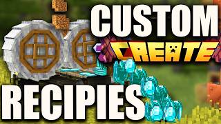 How to Make Custom Create Mod Recipes (Minecraft Datapack Tutorial)