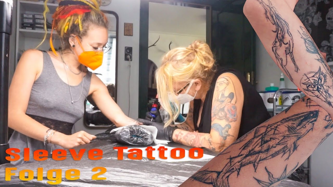 Sleeve Folge 2 💉 das letzte Einhorn & Haifisch | Edelbunt Tattoostudio