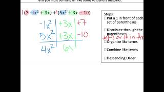 7 1 add subtract polynomials