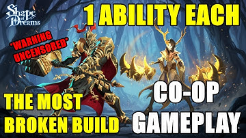 The most broken 1 ability build in Shape Of Dreams - Aurena & Vesper Co-Op Gameplay