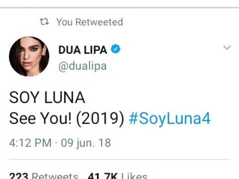 DUA LIPA en Soy Luna 4 ¡CONFIRMADO! 🔥