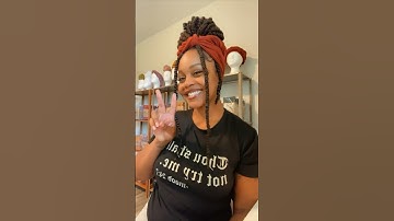 Curl Flip Jersey Stretch Wrap in Rust. #headwrapstyles #headwraptutorial #headwrapstyle #locs