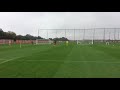 Liverpool fc academy completing a position specific drill