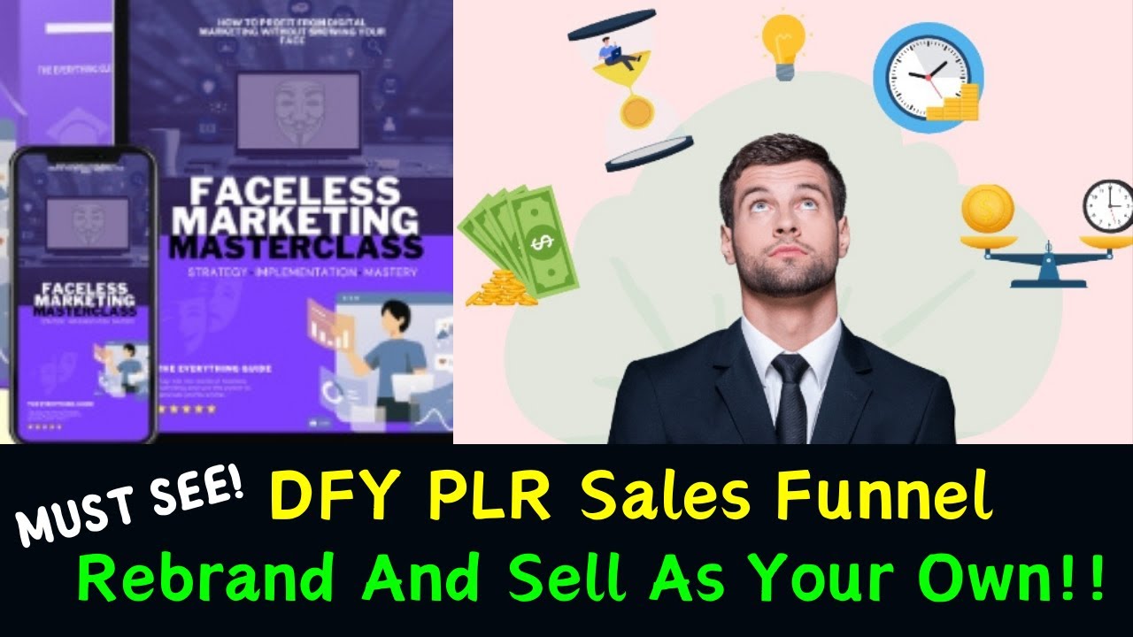 Faceless Marketing Masterclass Review + Bonuses - INCREDIBLE DFY PLR ...