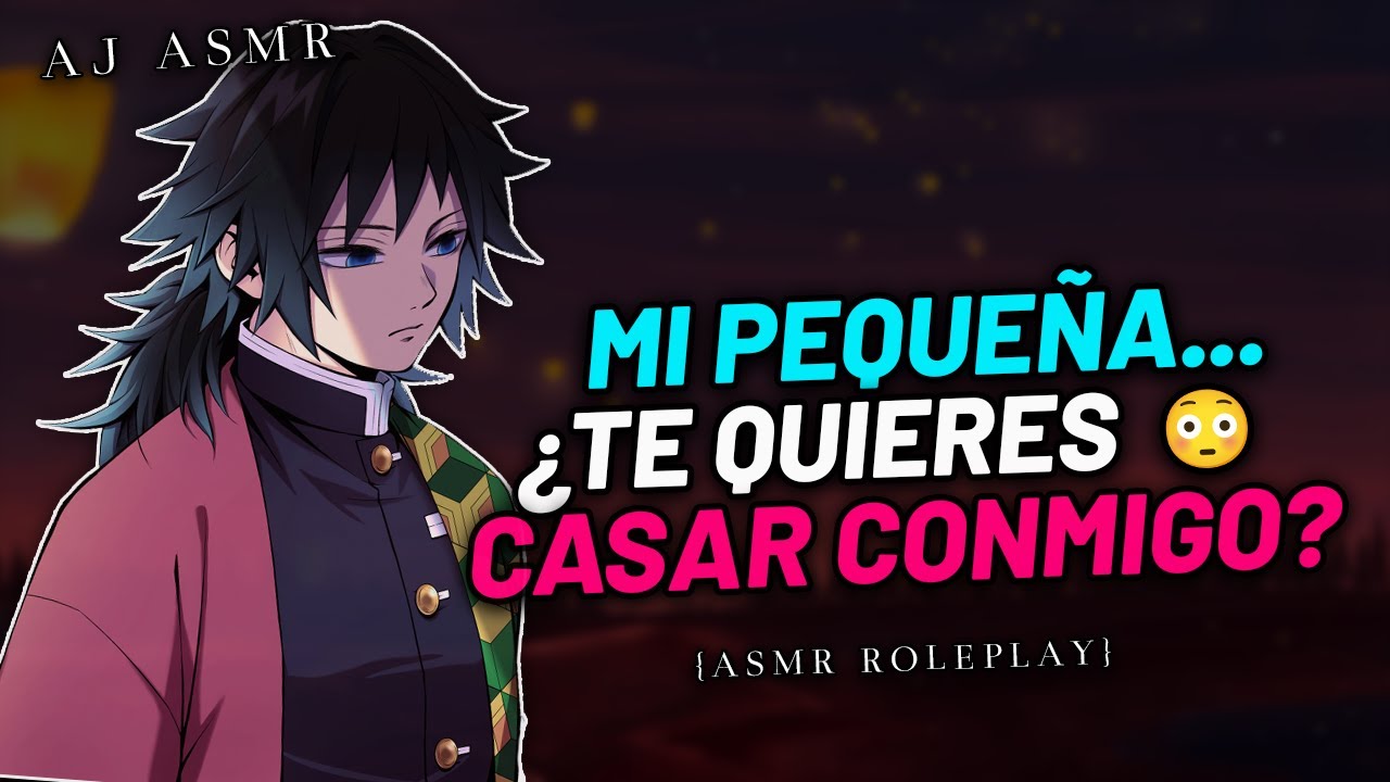 TOMIOKA TE PIDE MATRIMONIO 💍💚 | ASMR Roleplay | Tomioka ASMR | ASMR Anime Español