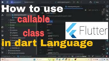 How to use callable class in dart Language