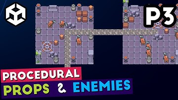 How to procedurally place Items and Enemies in Unity 2D - Part 3